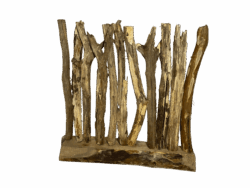 Deko Holz Ständer  / Raumtrenner  B40 H40 cm verwittert