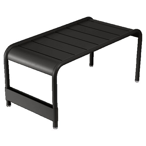 Fermob LUXEMBOURG großer niedriger Tisch/Bank Aluminium 86x44 cm