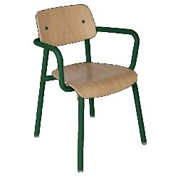 Fermob STUDIE Bridge aus Eichenholz Aluminiumgestell