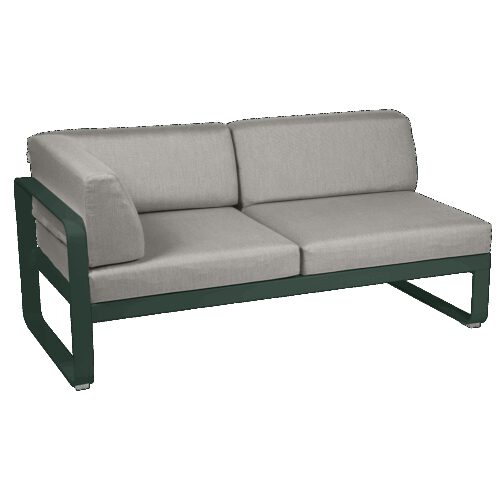 Fermob Bellevie 2-Sitzer Lounge Modul Links Aluminium
