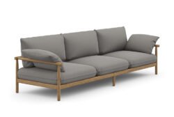 Dedon TIBBO 3er-Sofa Teak