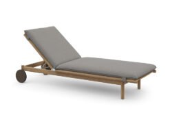 Dedon TIBBO Sonnenliege Teak inkl. Räder