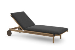 Dedon TIBBO Sonnenliege Teak inkl. Räder