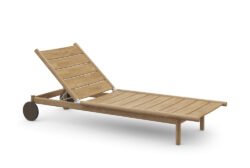 Dedon TIBBO Sonnenliege Teak inkl. Räder