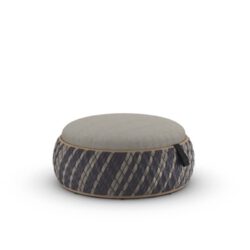Dedon DALA Lounge Hocker Ø 96 cm inkl. Sitzkissen
