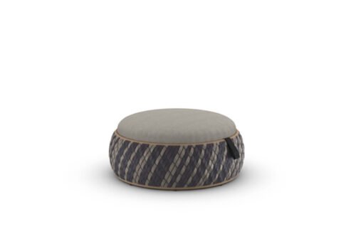 Dedon DALA Lounge Hocker Ø 96 cm inkl. Sitzkissen