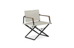 Dedon SEAX Lounge Sessel Aluminium/Teak