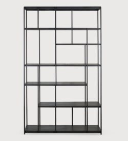 Ethnicraft Studio Regal Teakholz Schwarz Türlos