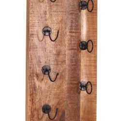 SIT Möbel RUSTIC Wand-Weinregal lackiertes Mangoholz starken Gebrauchsspuren Natur Antik