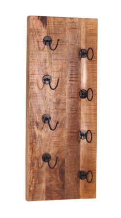 SIT Möbel RUSTIC Wand-Weinregal lackiertes Mangoholz starken Gebrauchsspuren Natur Antik