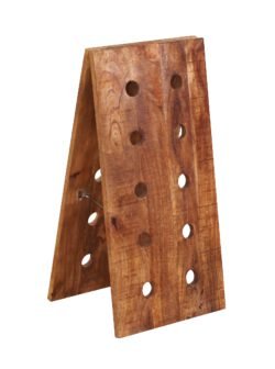 SIT Möbel RUSTIC Weinregal lackiertes Mangoholz mit starken Gebrauchsspuren Natur Antik