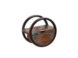 SIT Möbel RIVERBOAT Wandregal Metall/Altholz mit Gebrauchsspuren