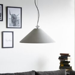 Pendelleuchte Fatua 40 cm Beton 60 W Pendelleuchte Hängeleuchte