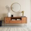 Sideboard Rivoro 175 cm Akazie Natur 2 Türen 1 Schubfach 1 Fach