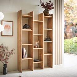 Bücherregal Tizi 110x175 cm Akazie Natur