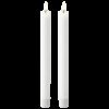 LED Stabkerzen WetLook Ø 2,2 x 24,5 cm Weiß